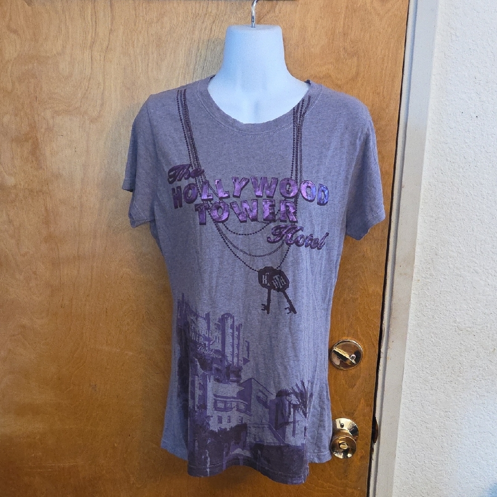 Disney World Hollywood Tower Hotel T shirt Women’s Size XL Tower Of Terror